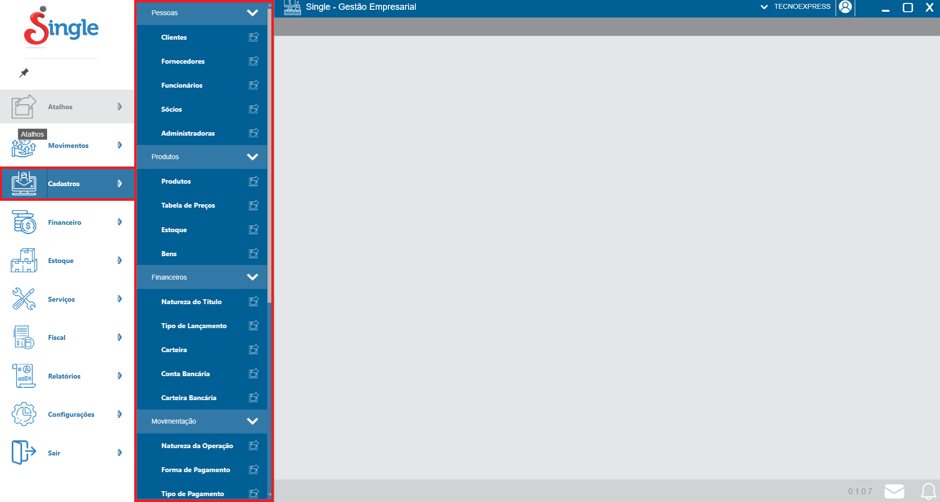 Exemplo de erro de descrição ausente